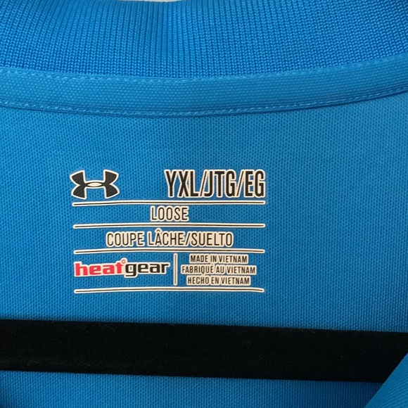 Youth XL/ Mens S blue polo. - Picture 3 of 5